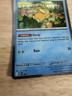Pokemon TCG Psyduck Holo Promo Me: Mega Evolution Basic 70 HP 007 Jiro - Image 4
