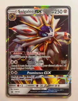Solgaleo GX (SM104) [Sun & Moon: Black Star Promos] MP Pokemon TCG - Image 1