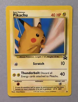 Pokemon TCG Pikachu 26/53 WOTC Black Star Promo 2000 - Image 1