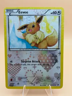 Eevee RC14/RC25 Holo Uncommon Legendary Treasures: Radiant Collection Pokemon NM - Image 1