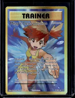 Pokemon Misty's Determination Full Art Trainer 108/108 Rare 2016 XY TCG - Image 1