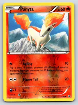 Ponyta 14/83 Common Generations Pokemon Reverse Holo Near Mint - Image 1