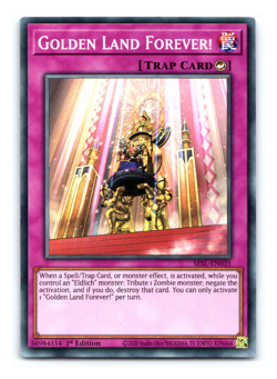 Golden Land Forever! - SESL-EN035 - Super Rare - 1st Edition - Yugioh - Image 1