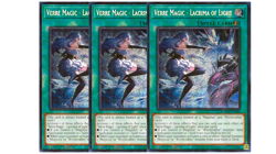 Yugioh Verre Magic - Lacrima of Light Playset - Secret Rare - M/NM 1st Ed. - Image 1