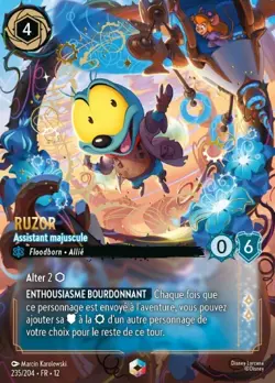 Lorcana - Ruzor - Assistant majuscule - MINT/NMINT - FR - FOIL - Image 1