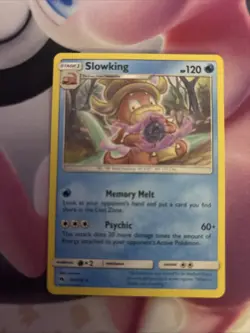Pokemon TCG Slowpoke 54/214 Slowking 55/214 Lost Thunder Non-Holo Card - Image 1