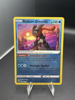Radiant Greninja - Astral Radiance 046/189 Shiny Holo Rare Pokemon Card Mint/NM - Image 1
