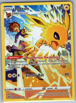 Jolteon TG04/TG30 SWSH09: Brilliant Stars Trainer Gallery - Pokemon Card - NM - Image 1