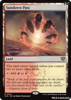 Sundown Pass [SOS - 264] - NM [Foil] TCG MTG - Image 1