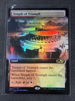 Temple of Triumph (Extended Art) Core Set 2021 Foil - Image 1