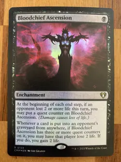 Wizards of the Coast Bloodchief Ascension Rare Enchantment Foil Commander Maste… - Image 1