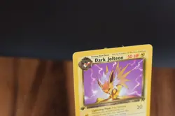 Dark Jolteon 38/82 Team Rocket 1st Edition Pokemon Card WOTC Vintage - Image 3