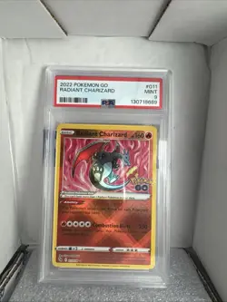 Radiant Charizard 11 Pokemon Go Mint PSA 9 - Image 1