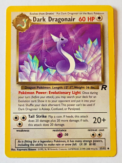 Pokemon TCG: Dark Dragonair Team Rocket #33/82 LP - Image 1