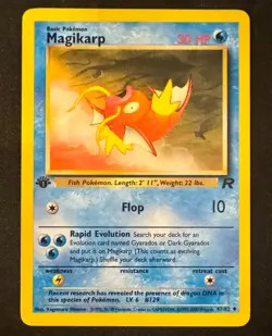 Magikarp 47/82 - 1st Edition - Pokemon Team Rocket - NM/LP+ - Image 1