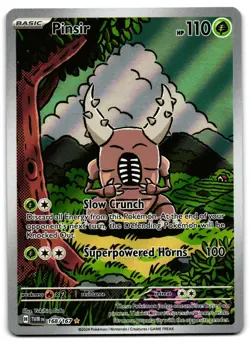 Pinsir 168/167 - 🌊 Twilight Masquerade Illustration Rare Pokemon TCG 🖤 - LP - Image 1