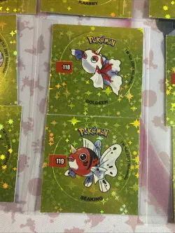 2001 Taps Gold Holo 12 Rhydon Electrode & Many More Pog Stickers Pokemon Non-TCG - Image 4
