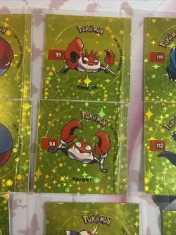 2001 Taps Gold Holo 12 Rhydon Electrode & Many More Pog Stickers Pokemon Non-TCG - Image 5