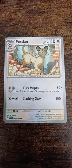 Persian 049/064 Common Shrouded Fable Pokemon Near Mint - Image 1
