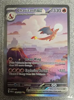 Pokemon Tcg Charizard EX 199/165 Scarlet & Violet 151 SIR Full Art - 151 - Image 1