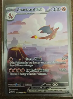 Pokemon Tcg Charizard EX 199/165 Scarlet & Violet 151 SIR Full Art - 151 - Image 3