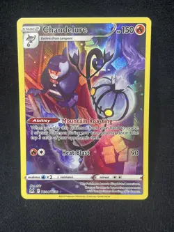 Pokemon TCG Chandelure Lost Origin Trainer Gallery TG04/TG30 Holo Ultra Rare - Image 1