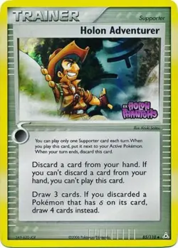 Damaged Holon Adventurer - 85/110 - Uncommon - Reverse Holo Pokemon Holon Phanto - Image 1
