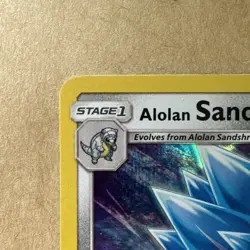 Pokemon - Alolan Sandslash SM127 - Black Star Promo - Stamped 30 - Near Mint - Image 2