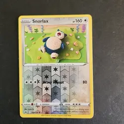 Snorlax 109/159 Crown Zenith Rare Reverse Holo English NM LP - Image 1