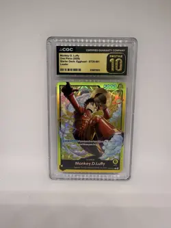Monkey D. Luffy ST29-001 Starter Deck Egghead Leader Foil CGC 10 One Piece 2026 - Image 1