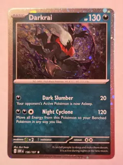 Darkrai (Cosmos Holo) 136/197 Holo Misc. Cards & Products Pokemon Holo NM - Image 1