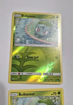 Bulbasaur 1/73 Shining Legends Reverse Holo Uncommon Pokemon TCG MINT Card - Image 2