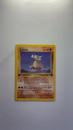 Pokemon TCG Cubone Jungle Card 50/64 Regular Common 1st Edition - Image 1