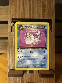 Dark Vaporeon 45/82 Team Rocket-1st Edition Vintage Pokemon Trading Card Tcg - Image 1