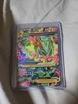Pokemon TCG Mega M Rayquaza EX Roaring Skies Full Art Card 105/108 NM/LP - Image 1