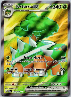 Torterra ex 185/162 Ultra Rare Temporal Forces NM - Image 1
