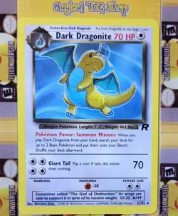 Pokemon Dark Dragonite Team Rocket 22/82 Non-Holo Rare WOTC 2000 - Image 1