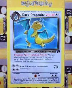 Pokemon Dark Dragonite Team Rocket 22/82 Non-Holo Rare WOTC 2000 - Image 3