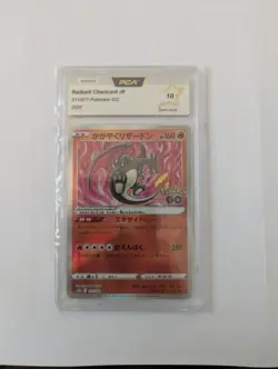 charizard dracaufeu psa10 Carte Pokemon gradee 011 pokemon go 2022 jp - Image 1