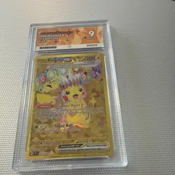 Pokemon 2024 Surging Sparks Pikachu Ex Hyper Rare 247/191 Ace Graded 9 - Image 1