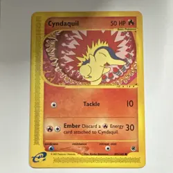Cyndaquil 105/165 Expedition Base Set Vintage Pokemon 2002 E Reader - Image 1