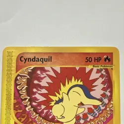 Cyndaquil 105/165 Expedition Base Set Vintage Pokemon 2002 E Reader - Image 2