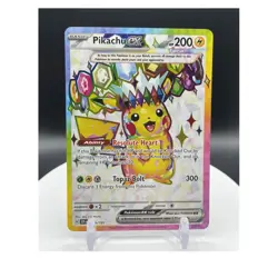 Pikachu ex 219/191 Sv08 Surging Sparks Ultra Rare Holo 200 HP English - Image 1