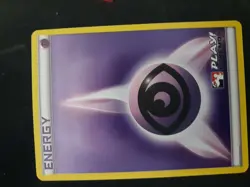 1x Psychic Energy - 2010 Crosshatch Holo Play! Pokemon Promo NM-Mint - Image 1