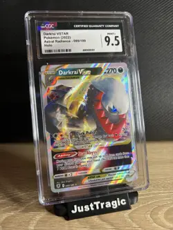 Pokemon TCG Darkrai VSTAR 099/189 Ultra Rare Holo Astral Radiance CGC 9.5 - Image 1
