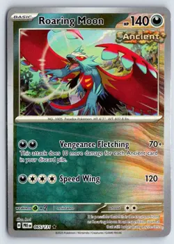 Roaring Moon (Poke Ball Pattern) 065/131 Prismatic Evolutions Pokemon Holo NM - Image 1