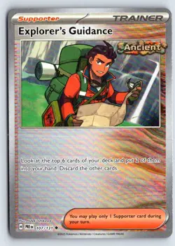 Explorer's Guidance (Poke Ball Pattern) 107/131 Prismatic Evolutions Holo NM - Image 1