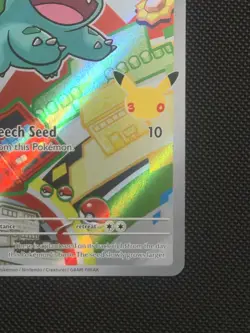 Pokemon Bulbasaur 037 Holo Promo MEP First Partner Illustration Kanto - Image 4