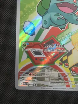 Pokemon Bulbasaur 037 Holo Promo MEP First Partner Illustration Kanto - Image 5
