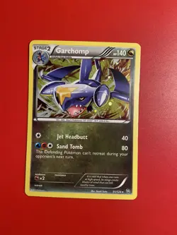 Pokemon Garchomp 91/124 - Dragons Exalted Holo - Image 2